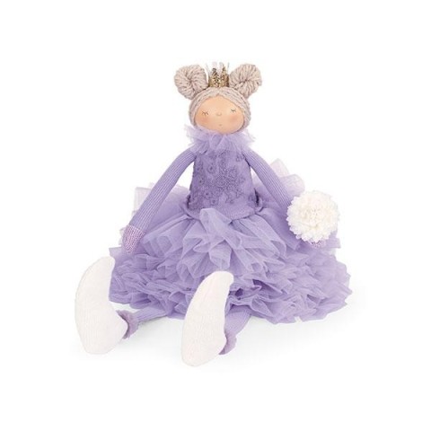 PRINCIPESSA VESTITO LILLA SEDUTA